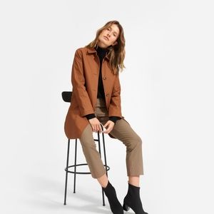 Everlane Mac Coat Rust color SZ 8